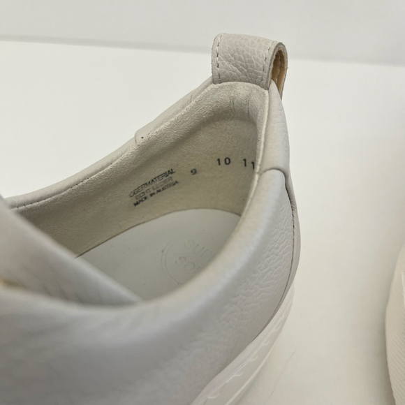 Paul Green Faye Platform Sneakers Ivory Leather Chunky Lace Up Women 11.5 NWOB - Picture 13 of 15